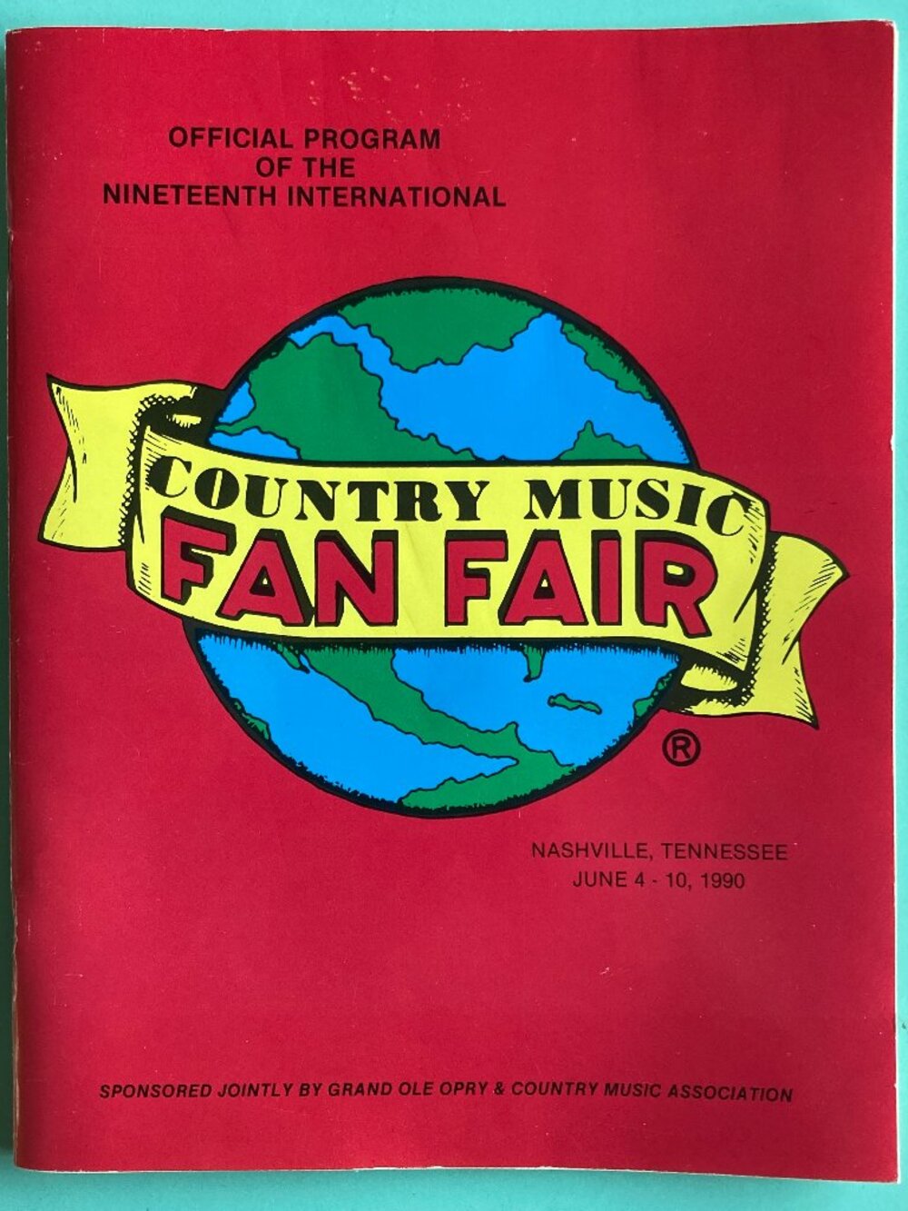 Signed Souvenir Program Country Music FAN FAIR 1990 Tom Wopat Bobby Goldsboro +5